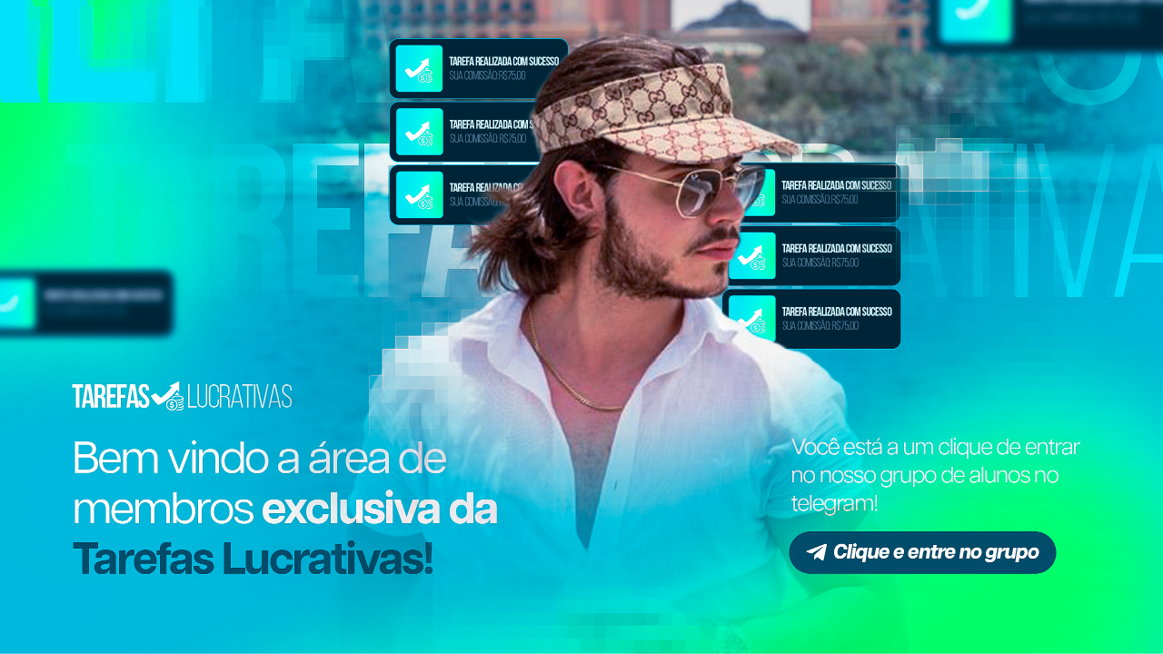 Bem-vindo à área de membros exclusiva da Tarefas Lucrativas